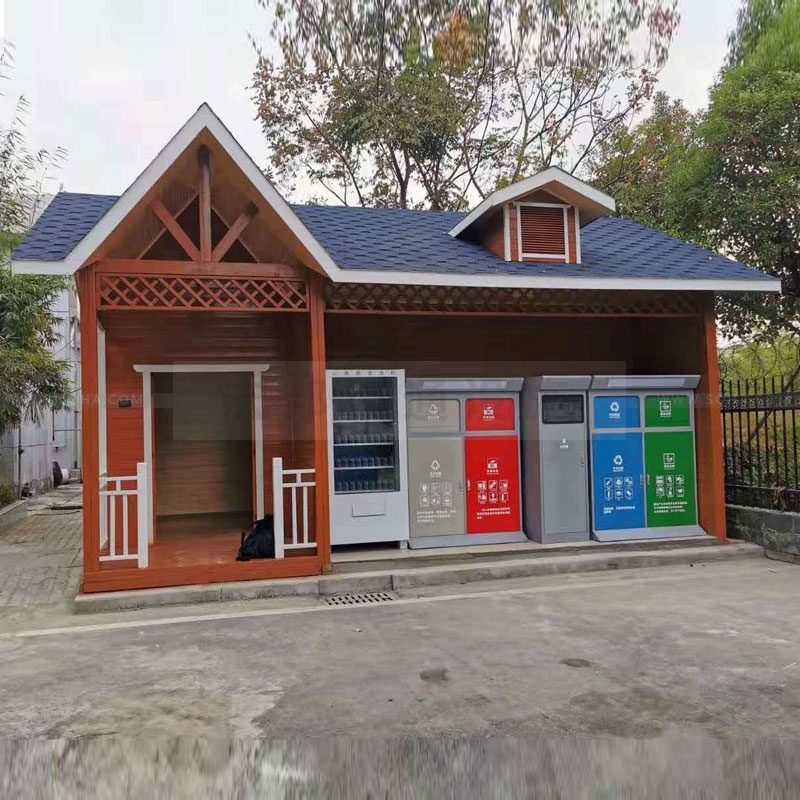 社區(qū)垃圾分類亭常用功能有哪些？可向智能化垃圾亭拓展嗎？配圖二